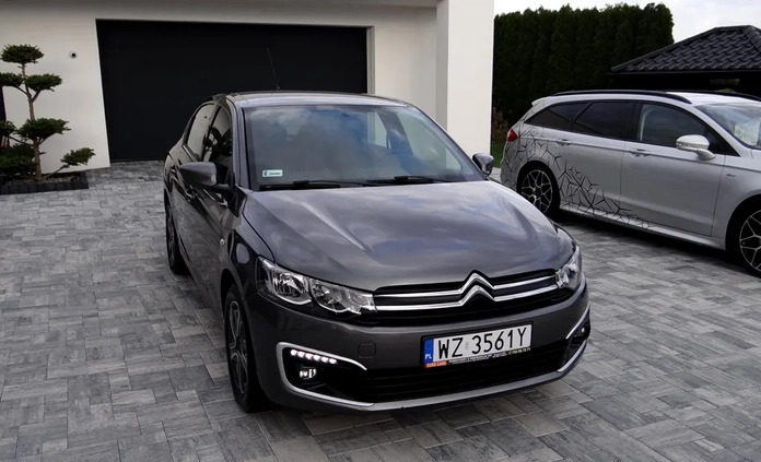 Citroen C-Elysée cena 27500 przebieg: 198206, rok produkcji 2019 z Kargowa małe 436